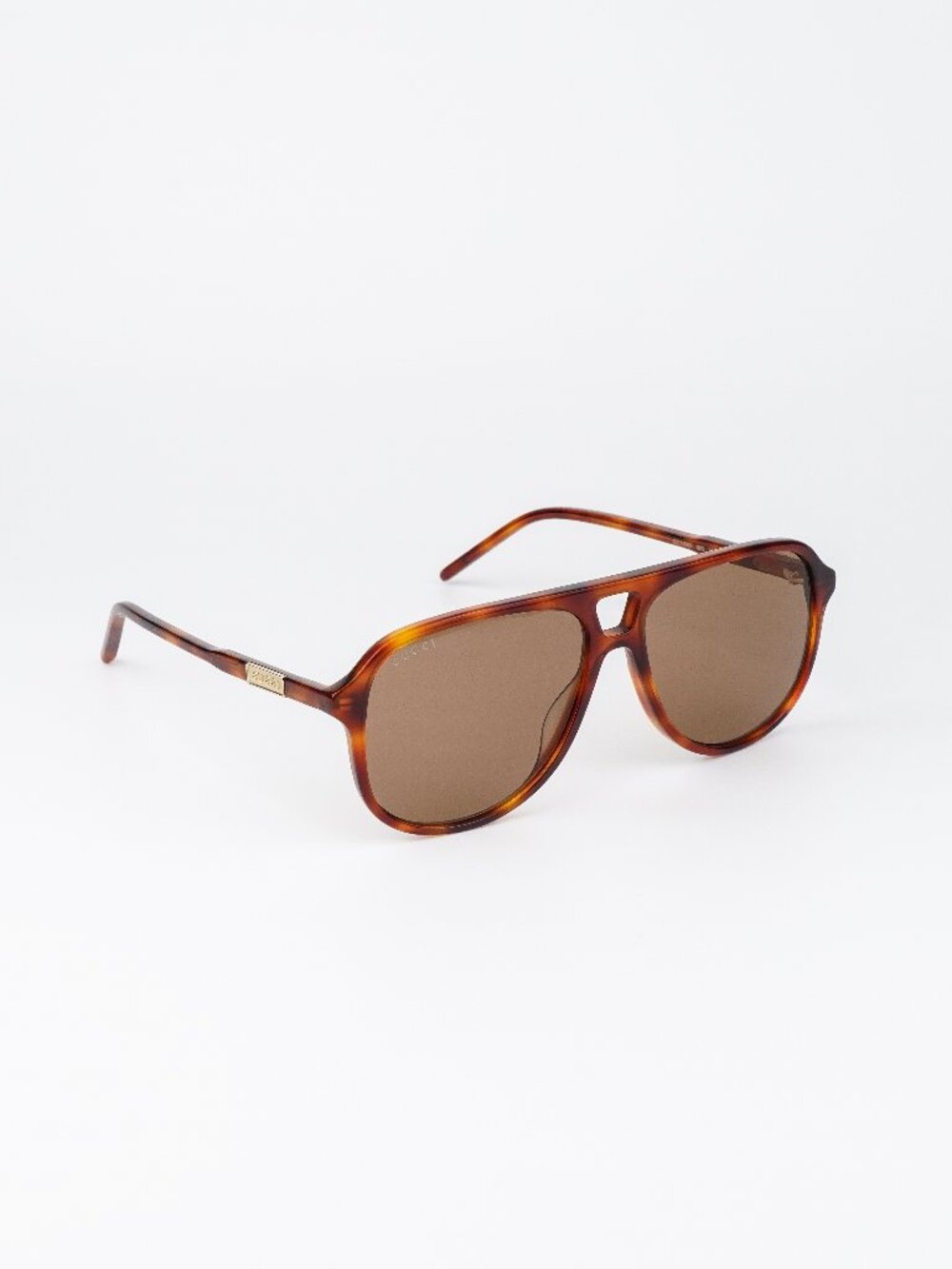 Gucci Women Sunglasses Havana Brown Pilot GG1156S 003 NEW AUTHENTIC - Picture 1 of 10
